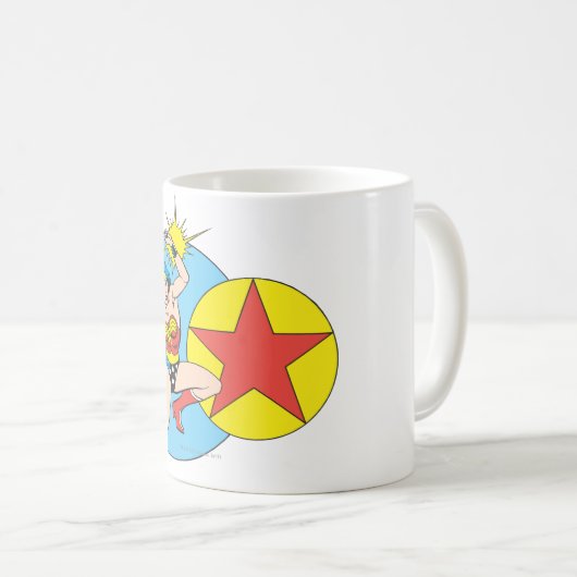 Wonder Woman Red Star Kaffeetasse (VorderseiteRechts)