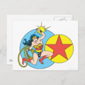 Wonder Woman Red Star Postkarte (Vorne/Hinten)