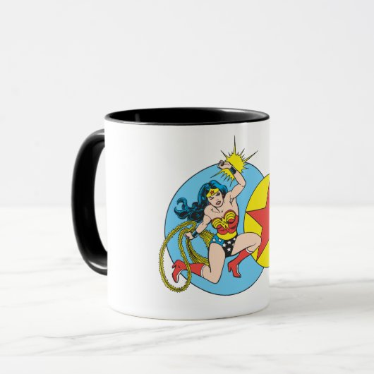 Wonder Woman Red Star Tasse (Vorderseite Links)