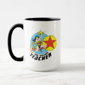 Wonder Woman Red Star Teacher Tasse (Links)