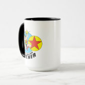 Wonder Woman Red Star Teacher Tasse (Vorderseite Links)