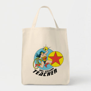 Wonder Woman Red Star Teacher Tragetasche