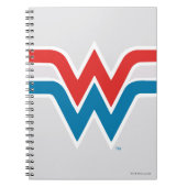 Wonder Woman Red White and Blue Logo Notizblock (Vorderseite)