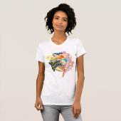 Wonder Woman Retro Blume T-Shirt (Vorne ganz)