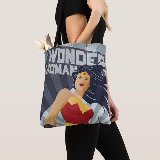 Wonder Woman Retro City Sunburst Tasche (Von Nahem)