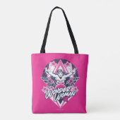 Wonder Woman Retro Glam Rock Graphic Tasche (Rückseite)