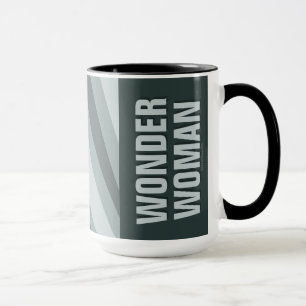 Wonder Woman Retro Profil Sunburst Tasse