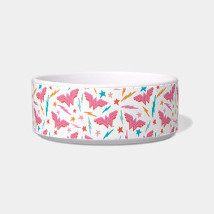 Wonder Woman Rosa Logo und Blitzmuster Napf