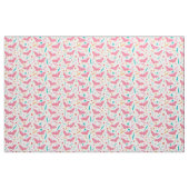 Wonder Woman Rosa Logo und Blitzmuster Stoff (Yard (91,4 cm))