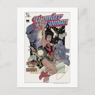 Wonder Woman Rückkehr der Khundi Farbe Postkarte