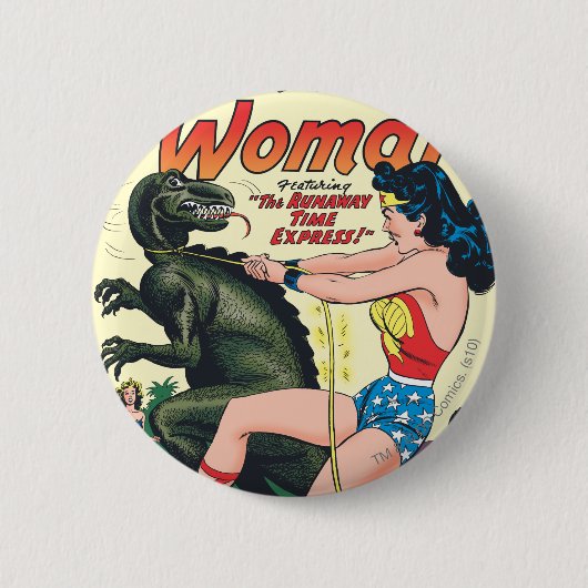 Wonder Woman Runaway Time Express Button (Vorderseite)