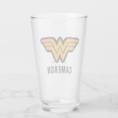 Wonder Woman | Saisonal Inspiriert Logo Glas (Rückseite)