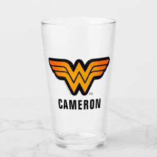 Wonder Woman Seasonal Logo Glas