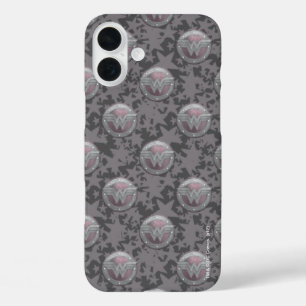 Wonder Woman Shield Pattern iPhone 16 Plus Hülle
