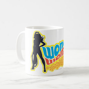 Wonder Woman Silhouette Kaffeetasse