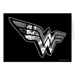 Wonder Woman sitzt im Logokombinat