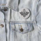 Wonder Woman Spiritual Paisley Hamsa Logo Button (Beispiel)