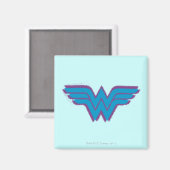 Wonder Woman Spray Paint Logo Magnet (Vorderseite/Rückseite)