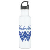 Wonder Woman Stacks Symbol Edelstahlflasche (Vorderseite)