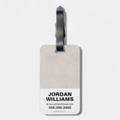 Wonder Woman Stacks Symbol Gepäckanhänger (Rückseite vertikal)