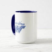 Wonder Woman Stacks Symbol Tasse (Vorderseite Links)