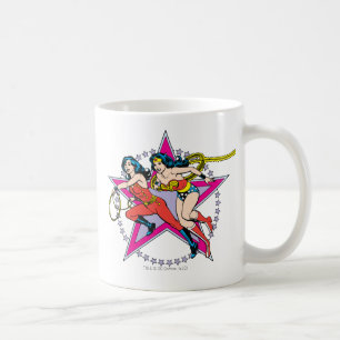 Wonder Woman Star Hintergrund Kaffeetasse