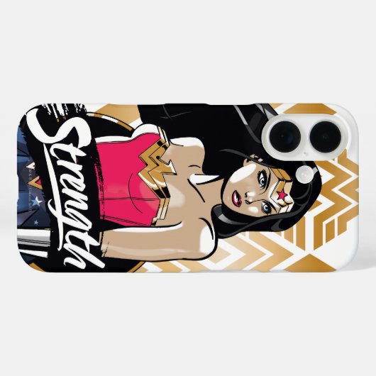 Wonder Woman Stärke Case-Mate iPhone Hülle (Rückseite (Horizontal))