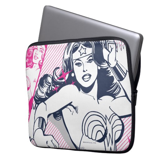 Wonder Woman Stärke & Power Laptopschutzhülle (Vorderseite Links)