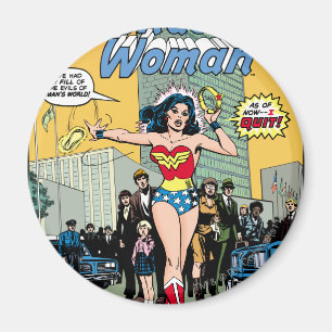 Wonder Woman Starring Pat Carbon Magnet