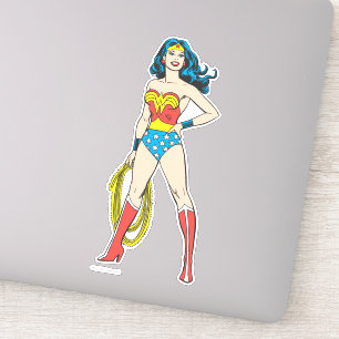 Wonder Woman Stehend Aufkleber