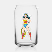 Wonder Woman Stehend Dosenglas (Vorderseite)