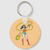 Wonder Woman Stehend mit Lasso Schlüsselanhänger (Vorderseite)