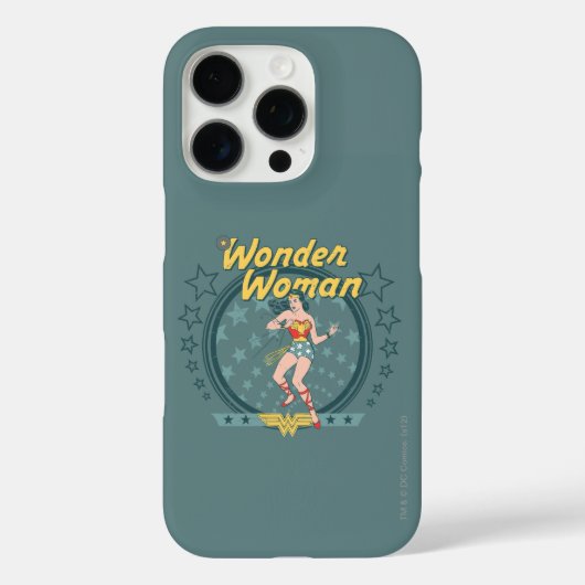 Wonder Woman störte Star Design Case-Mate iPhone Hülle (Rückseite)