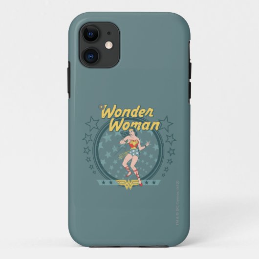 Wonder Woman störte Star Design Case-Mate iPhone Hülle (Rückseite)