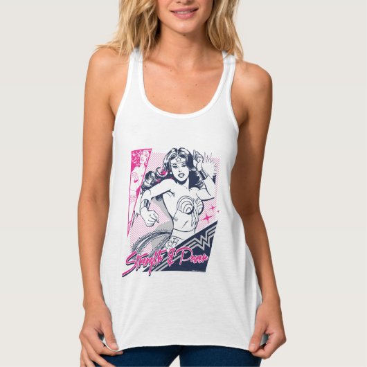 Wonder Woman Strength & Power Tank Top (Vorderseite)