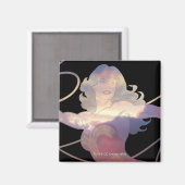 Wonder Woman Sunset Sky Silhouette Magnet (Vorderseite/Rückseite)