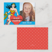 Wonder Woman Super Friend | Valentinstag Mitteilungskarte (Vorne/Hinten)