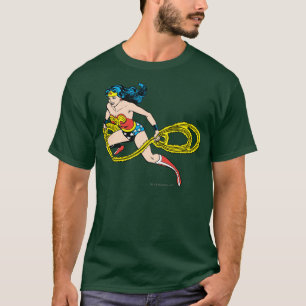 Wonder Woman Swinging Lasso Links T-Shirt
