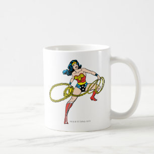 Wonder Woman Swinging Lasso rechts Kaffeetasse