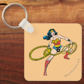 Wonder Woman Swinging Lasso rechts Schlüsselanhänger (Vorderseite)