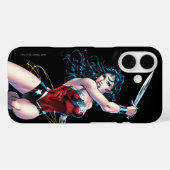Wonder Woman Swinging Sword Case-Mate iPhone Hülle (Rückseite (Horizontal))