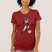 Wonder Woman Swinging Sword T-Shirt (Vorderseite)