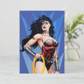 Wonder Woman & Sword Einladung (Stehend Vorderseite)