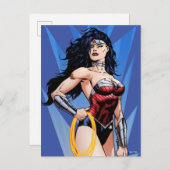 Wonder Woman & Sword Postkarte (Vorne/Hinten)