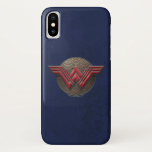 Wonder Woman Symbol Over Concentric Circles iPhone X Hülle