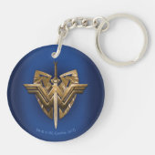 Wonder Woman Symbol With Sword of Justice Schlüsselanhänger (Rückseite)