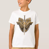 Wonder Woman Symbol With Sword of Justice T-Shirt (Vorderseite)