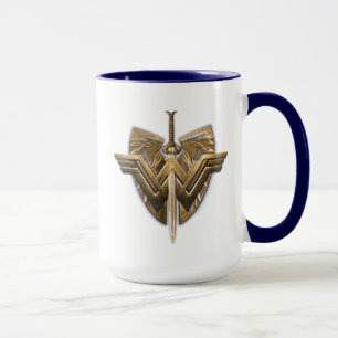 Wonder Woman Symbol With Sword of Justice Tasse