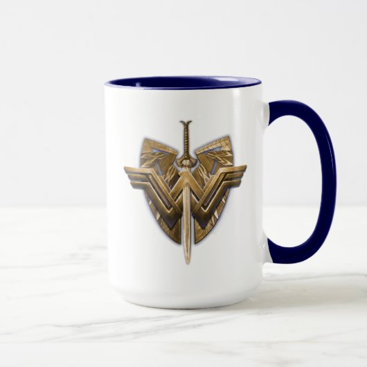 Wonder Woman Symbol With Sword of Justice Tasse (Rechts)