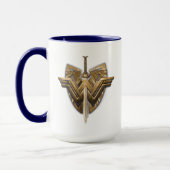 Wonder Woman Symbol With Sword of Justice Tasse (Links)